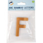 Bambusowy alfabet - literki na ścianę "F" 1 szt. / Small Foot Design Bambusowy alfabet - literki na ścianę "F" 1 szt. / Small Foot Design
