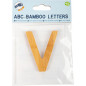 Bambusowy alfabet - literki na ścianę "V" 1 szt. / Small Foot Design Bambusowy alfabet - literki na ścianę "V" 1 szt. / Small Foot Design