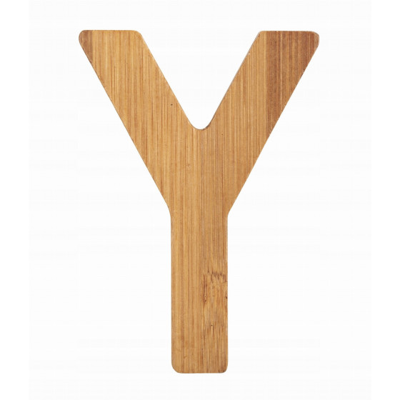 Bambusowy alfabet - literki na ścianę "Y" 1 szt. / Small Foot Design