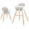 Krzesełko do karmienia Sienna grey / Kinderkraft