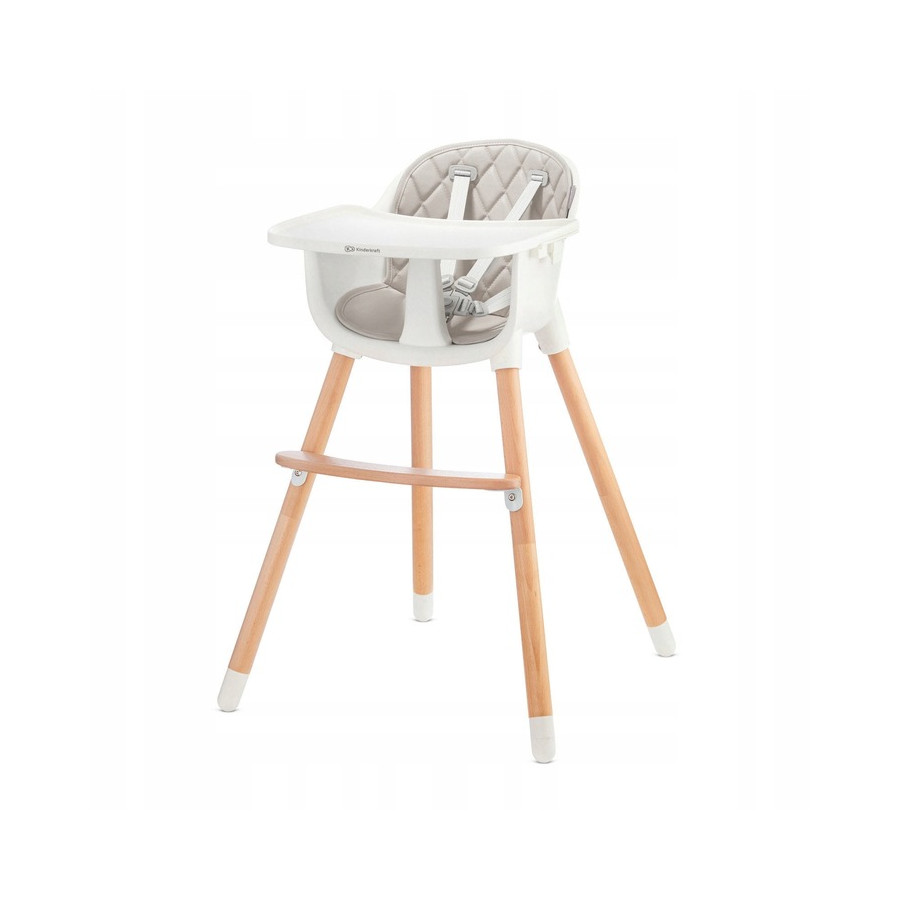 Krzesełko do karmienia Sienna grey / Kinderkraft