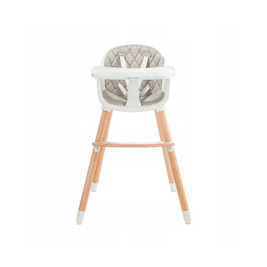 Krzesełko do karmienia Sienna grey / Kinderkraft